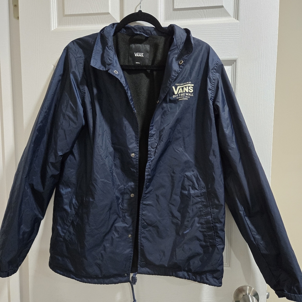 Vans Men's Dark Blue Windbreaker